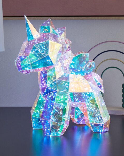 LED dekoráció Unikornis FORNAX Színes