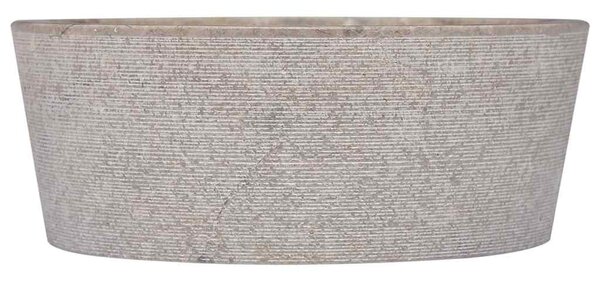 Szürke márvány mosdókagyló Ø40 x 15 cm