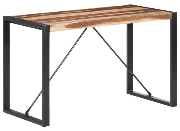 Tömör fa étkezőasztal paliszander felülettel 120 x 60 x 75 cm