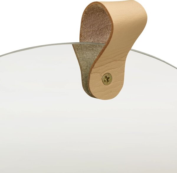 Tömör fenyőfa fali tükör 35 cm