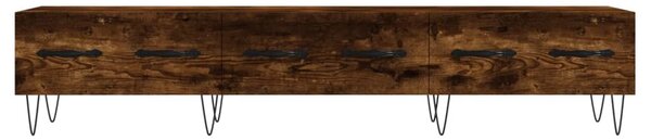 Füstös tölgy színű szerelt fa TV-szekrény 150 x 36 x 50 cm