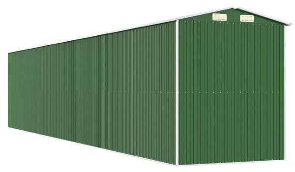 Zöld horganyzott acél kerti fészer 192x1021x223 cm