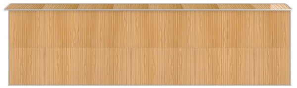 Világosbarna horganyzott acél kerti fészer 192x689x223 cm