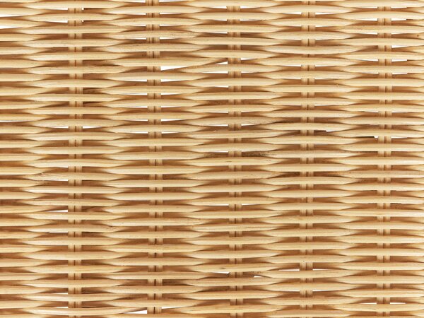 Kerti dohányzóasztal LIVADEIA 60 cm 96 cm Rattan Természetes