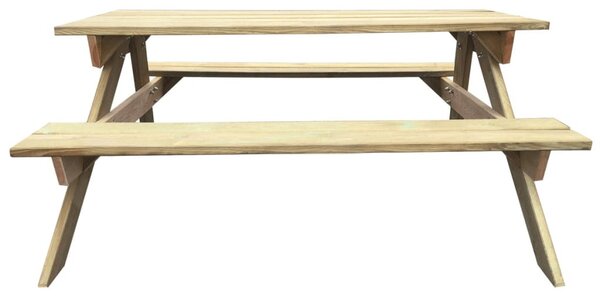Fa piknik asztal 150 x 135 x 71,5 cm