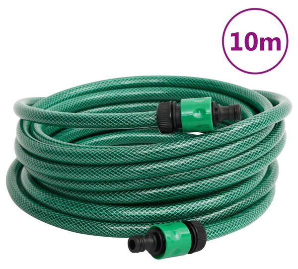 VidaXL medence tömlő zöld 10 m PVC