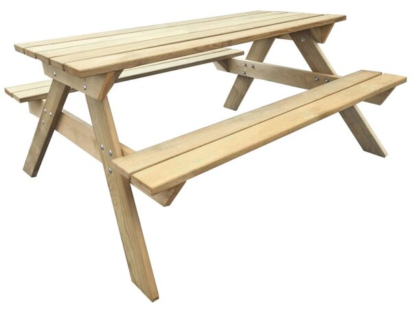 Fa piknik asztal 150 x 135 x 71,5 cm