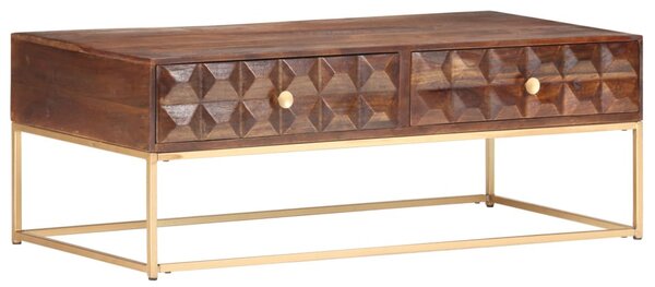 Tömör mangófa dohányzóasztal 112 x 50 x 40 cm