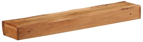 2 db tömör akácfa fali polc 80 x 17 x 8 cm