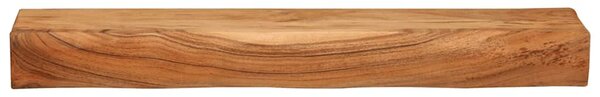 2 db tömör akácfa fali polc 80 x 17 x 8 cm