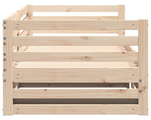 Heverőágy kihúzható ággyal matrac nélkül 80x200 cm