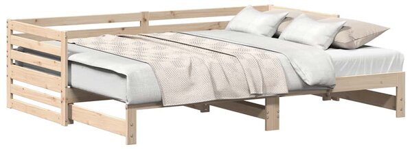Heverőágy kihúzható ággyal matrac nélkül 80x200 cm