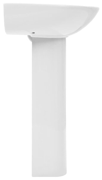 Szabadon álló fehér kerámia mosdókagyló lábbal 520x440x190 mm