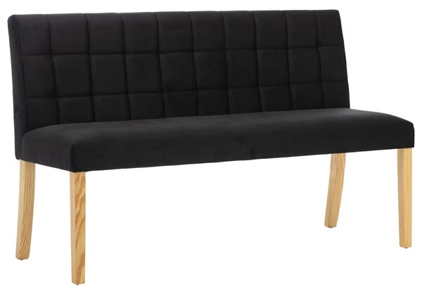 Fekete bársony pad 140 cm