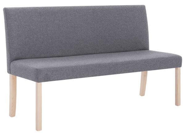 Világosszürke poliészter pad 139,5 cm