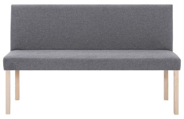 Világosszürke poliészter pad 139,5 cm
