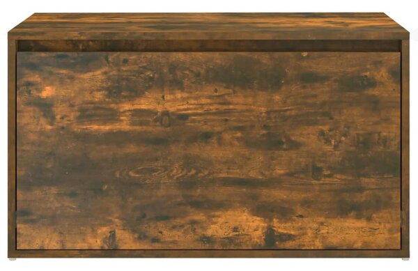 Füstös tölgy színű szerelt fa előszobapad 80 x 40 x 45 cm