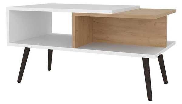 Dohányzóasztal 75x42x40 cm fehér GM-02