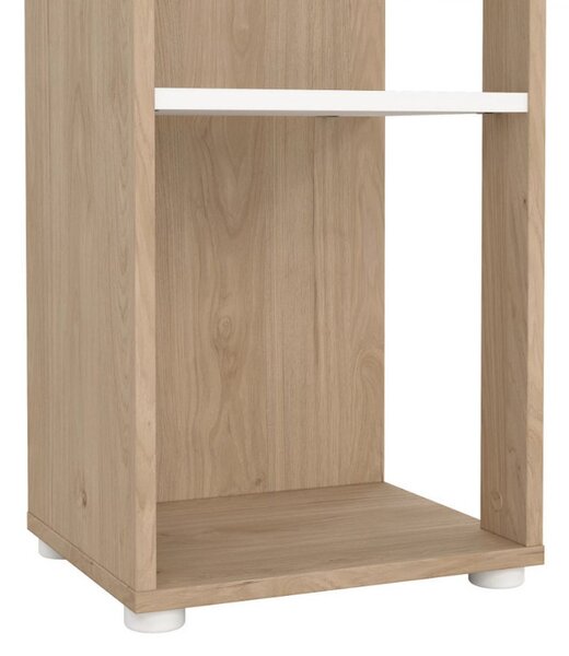 Polcos tároló könyvespolc 36x36x180cm barna KH09-2