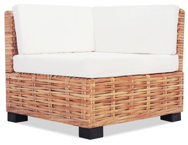 27 részes természetes rattan kanapészett