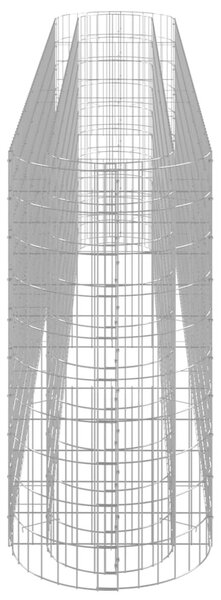 Horganyzott vas gabion magaságyás 330x50x100 cm