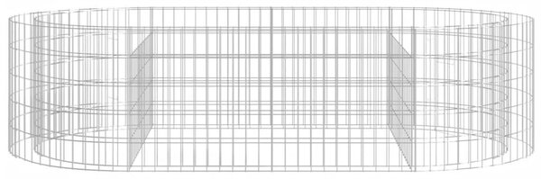 Horganyzott vas gabion magaságyás 200x100x50 cm