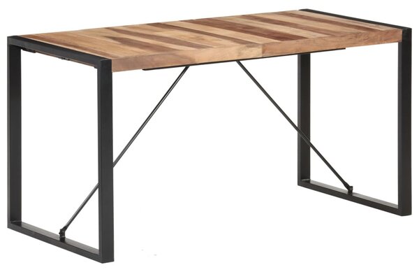 Tömör fa étkezőasztal 140 x 70 x 75 cm