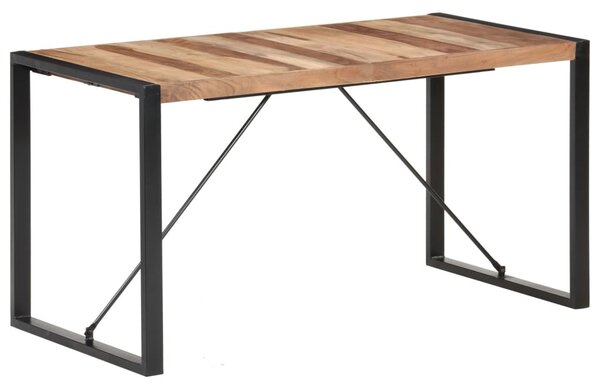 Tömör fa étkezőasztal 140 x 70 x 75 cm