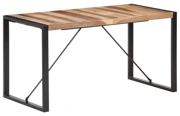 Tömör fa étkezőasztal 140 x 70 x 75 cm