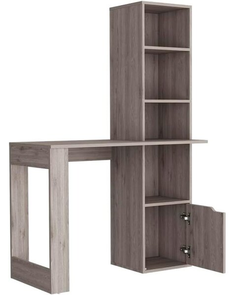 Polcos íróasztal tárolóval 98,5x45x148cm barna FUR1234-3