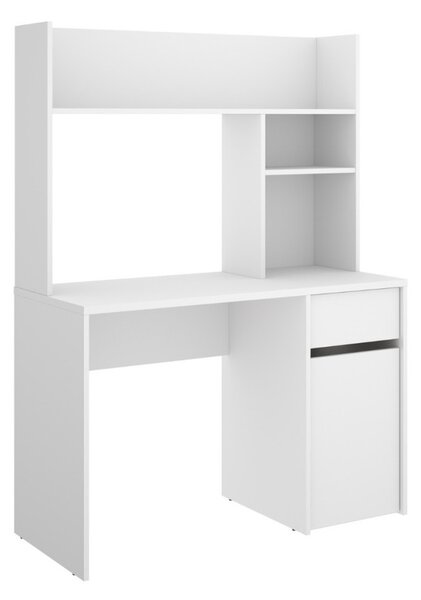 Polcos íróasztal fiókokkal tárolóval 110x50x74,5cm fehér FUR1230-1