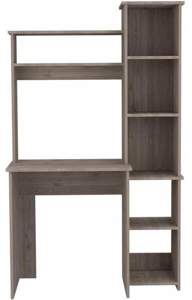 Polcos íróasztal 98,5x45,3x162,5cm szürke FUR1232-3