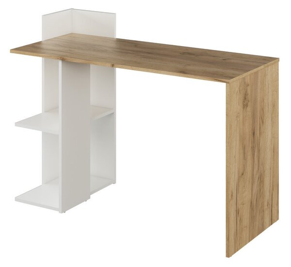 Polcos íróasztal 120x52x87,5cm barna FUR1231-2