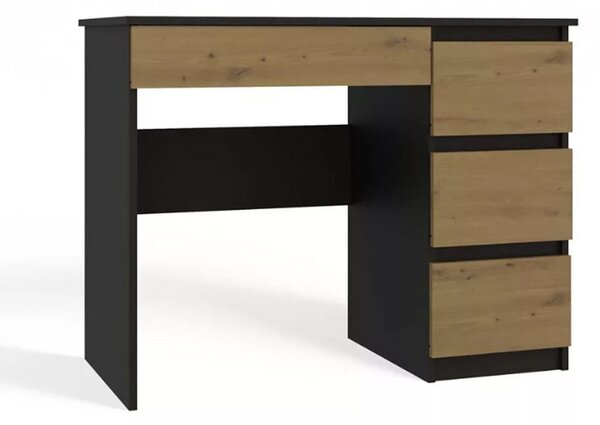 Fiókos íróasztal 98x51x76cm szürke FUR1952-1
