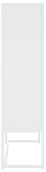 Fehér acél magasszekrény 80 x 35 x 135 cm