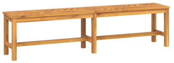 Tömör akácfa kerti pad 180 cm