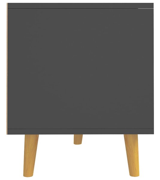 Szürke szerelt fa TV-szekrény 90 x 40 x 48,5 cm