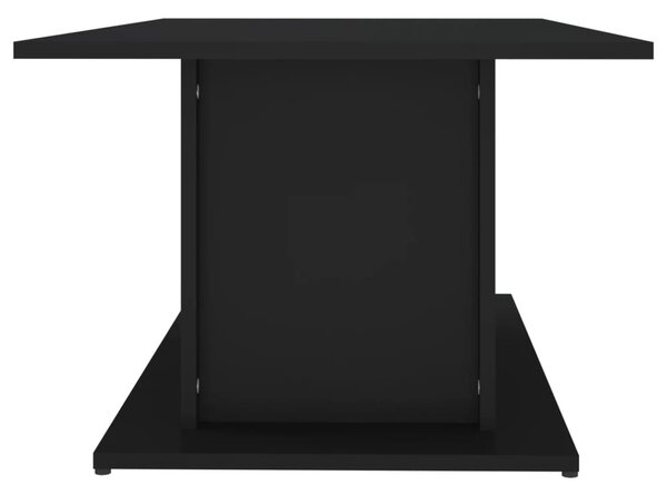 Fekete szerelt fa dohányzóasztal 102x55,5x40 cm