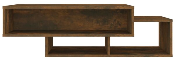 Füstös tölgy színű szerelt fa dohányzóasztal 105 x 55 x 32 cm