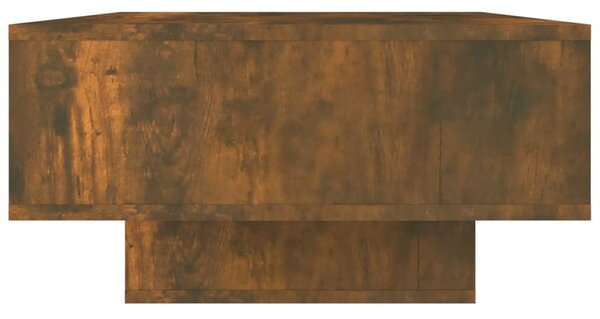 Füstös tölgy színű szerelt fa dohányzóasztal 105 x 55 x 32 cm