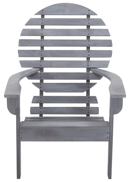 Szürke tömör akácfa Adirondack szék