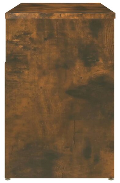 Füstös tölgy színű cipőtároló pad 80 x 30 x 45 cm