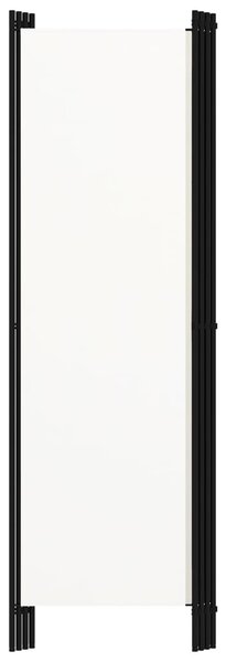 Fehér 4 paneles paraván 200 x 180 cm