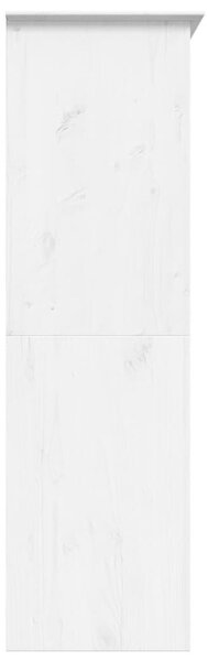 BODO fehér tömör fenyőfa ruhásszekrény 146x53,5x173 cm