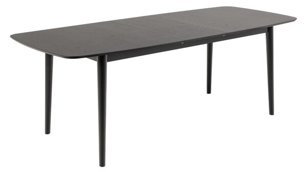 Bővíthető étkezőasztal tölgyfa dekoros asztallappal 90x219 cm Montreux – Actona