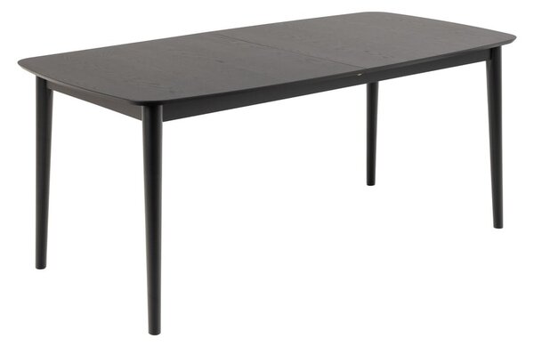 Bővíthető étkezőasztal tölgyfa dekoros asztallappal 90x219 cm Montreux – Actona