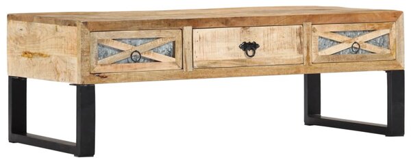 Tömör mangófa dohányzóasztal 110 x 50 x 38 cm