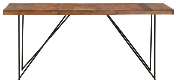 Tömör akácfa étkezőasztal 180 x 90 x 76 cm