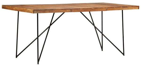 Tömör akácfa étkezőasztal 180 x 90 x 76 cm