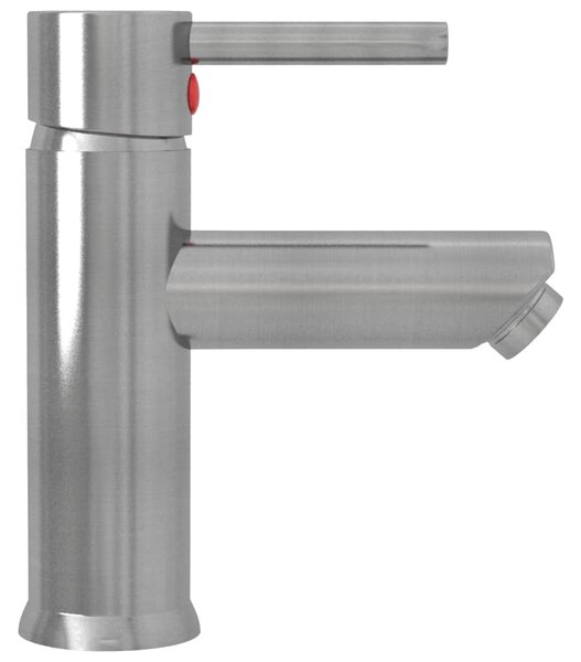 Ezüst fürdőszobai mosdócsaptelep 130 x 176 mm
